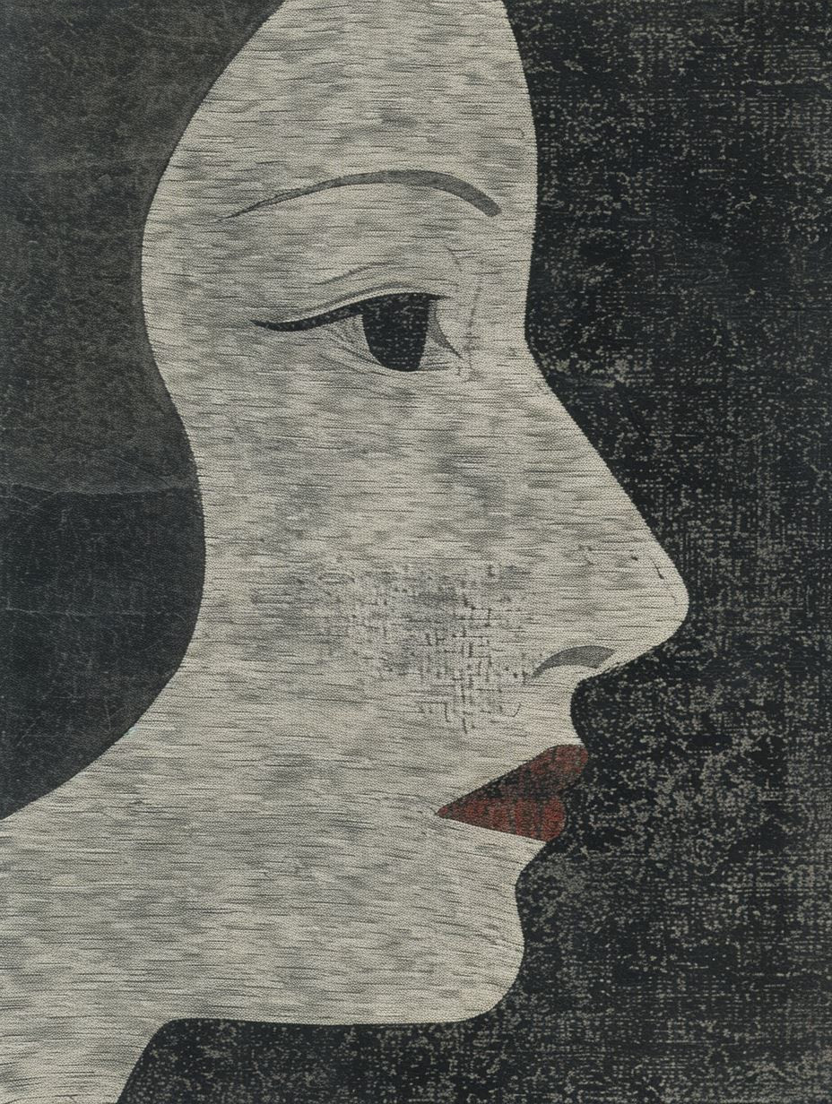 Noir Collage Portrait Study - Image 4