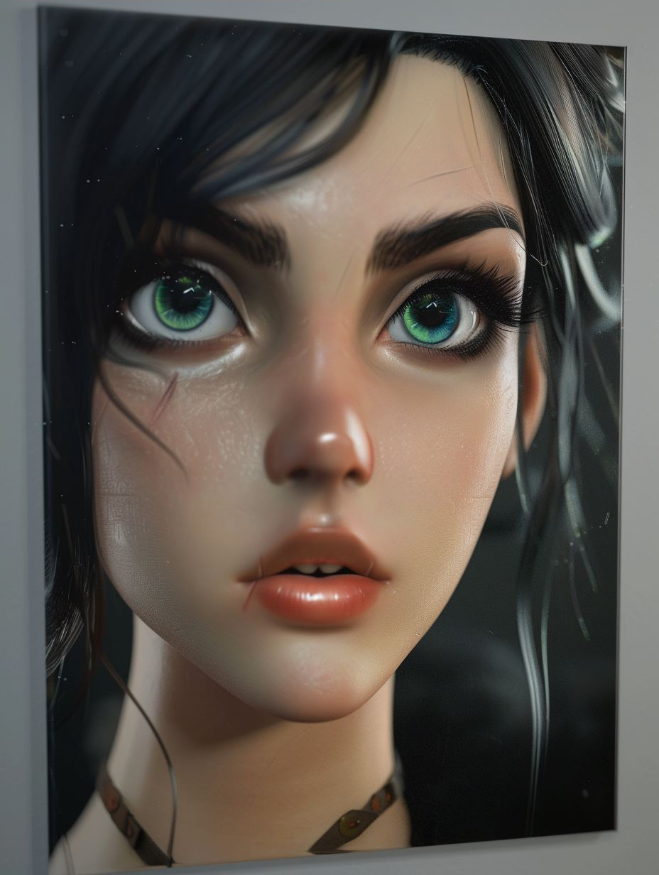 Mystic Gazes: Digital Portrait Series - Image 4