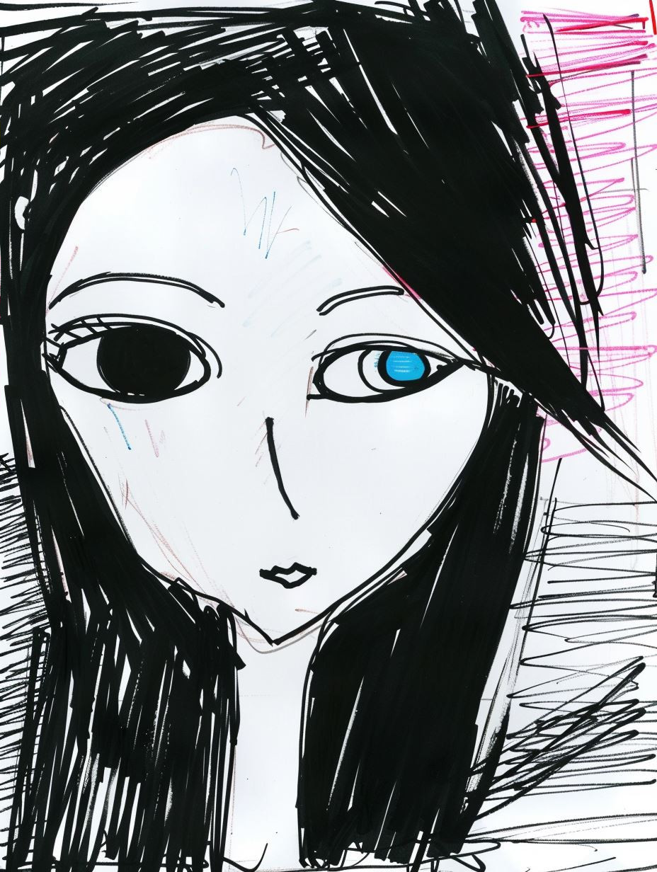 Abstract Expressionist Portrait Sketches - Image 4