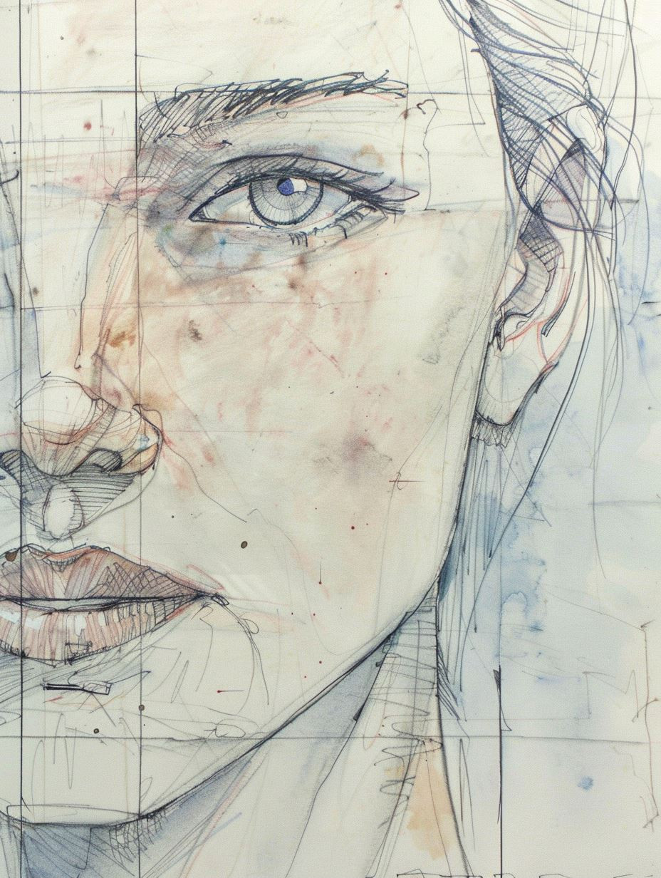 Ethereal Gaze: A Study in Portraiture - Image 1