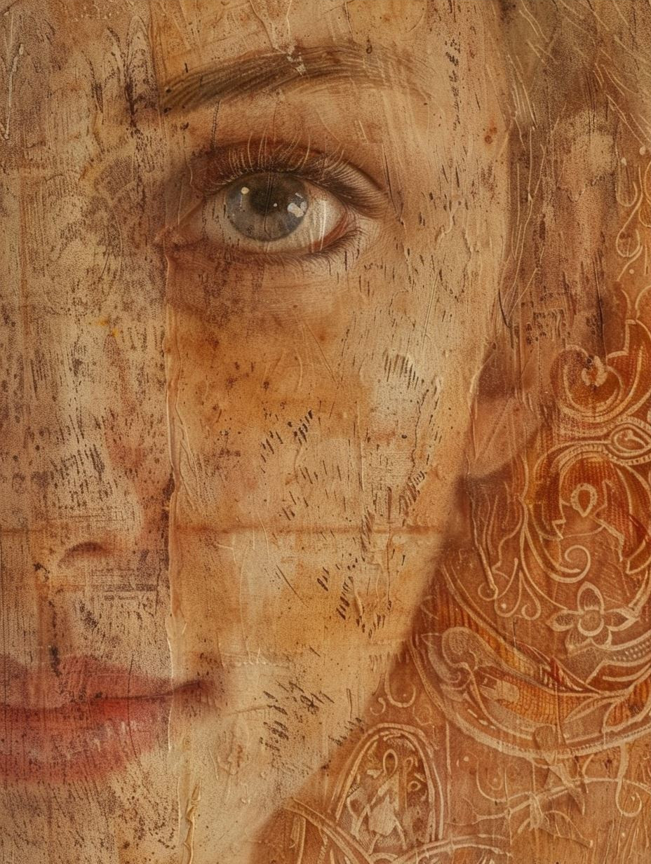 Ethereal Earthy Portrait Fragments - Image 3