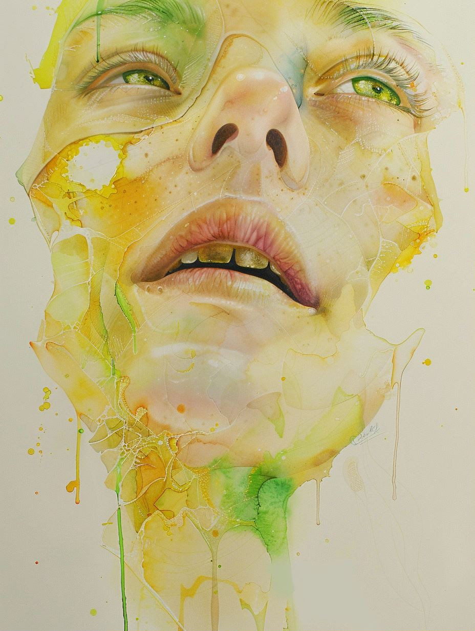 Ethereal Echoes in Watercolor - Image 1