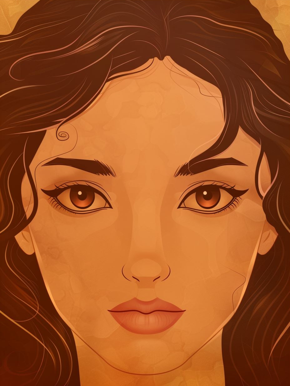 Golden Hues of Feminine Grace - Image 3