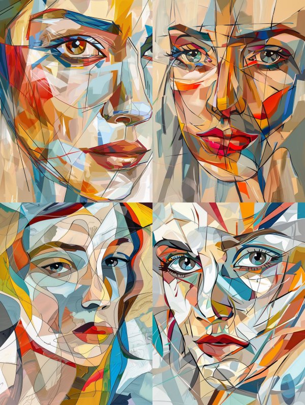 Fragmented Portraits of Human Emotion
