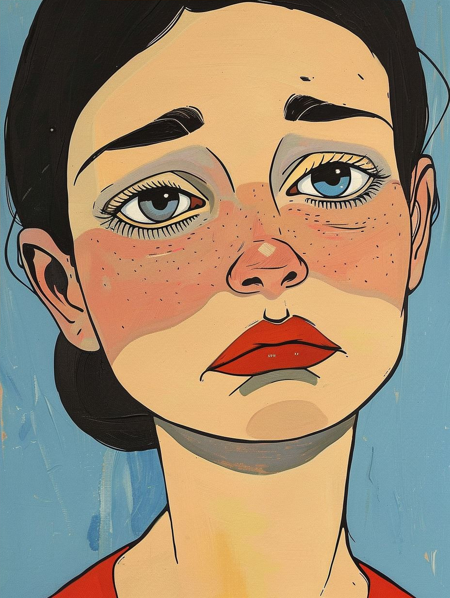 Emotional Portraits in Graphic Style - Image 4