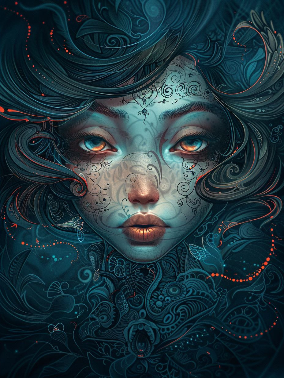 Ethereal Visions of Deep Azure - Image 2