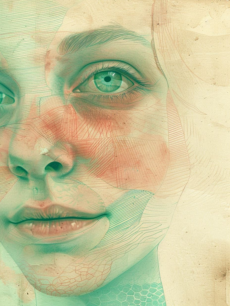 Ethereal Layers of Teal Serenity - Image 3