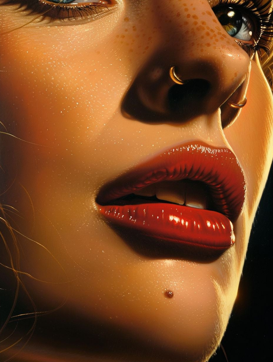 Hyper-Realistic Gaze of Desire - Image 2