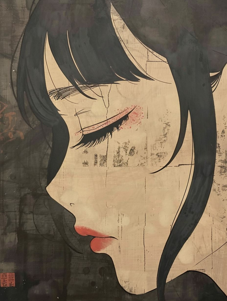 Melancholy Anime Portrait Studies - Image 2