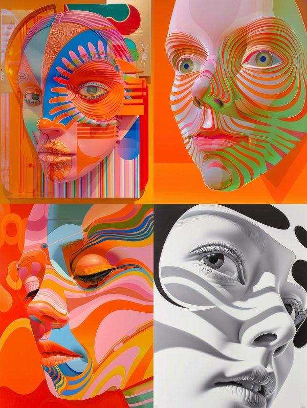 Prismatic Visions of the Human Face
