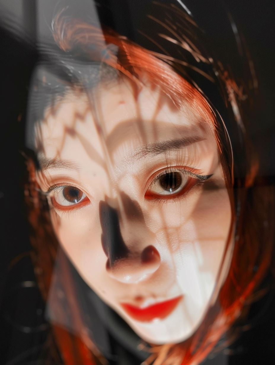 Surrealist Glitch Portrait Study - Image 1