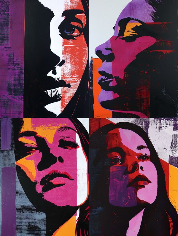 Chromatic Shadows of the Feminine