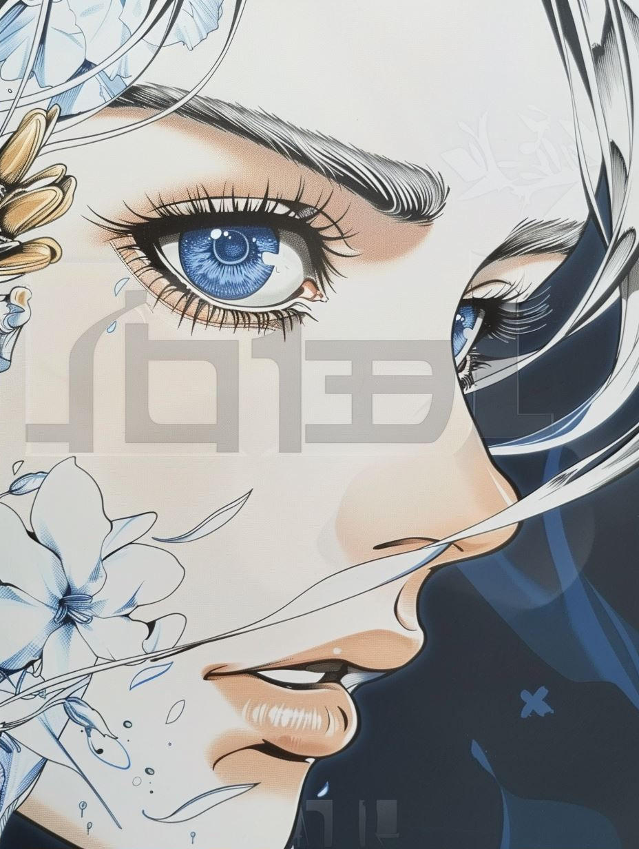 Ethereal Gazes: A Study in Blue Eyes - Image 2