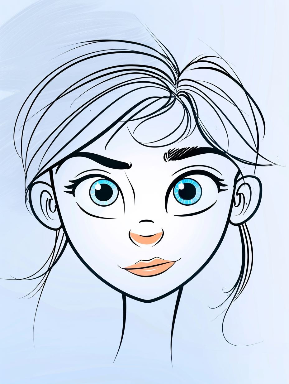 Evolution of a Digital Character Portrait - Image 1