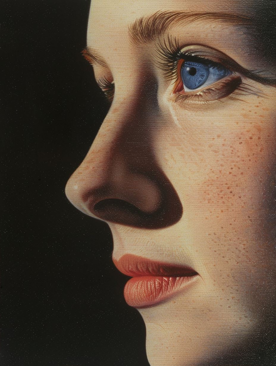 Ethereal Gaze in Deep Shadow - Image 2