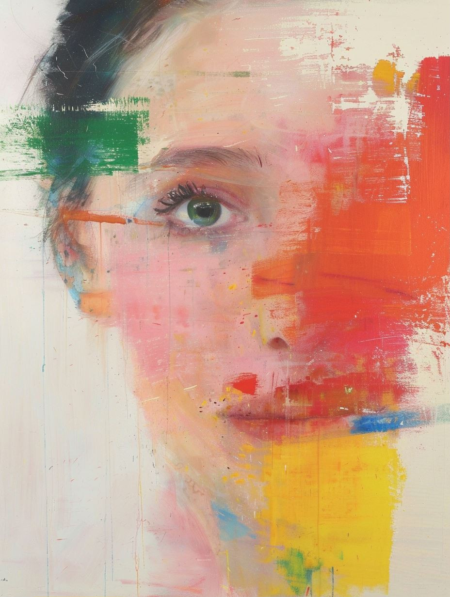 Fragmented Visions of a Painted Soul - Image 1