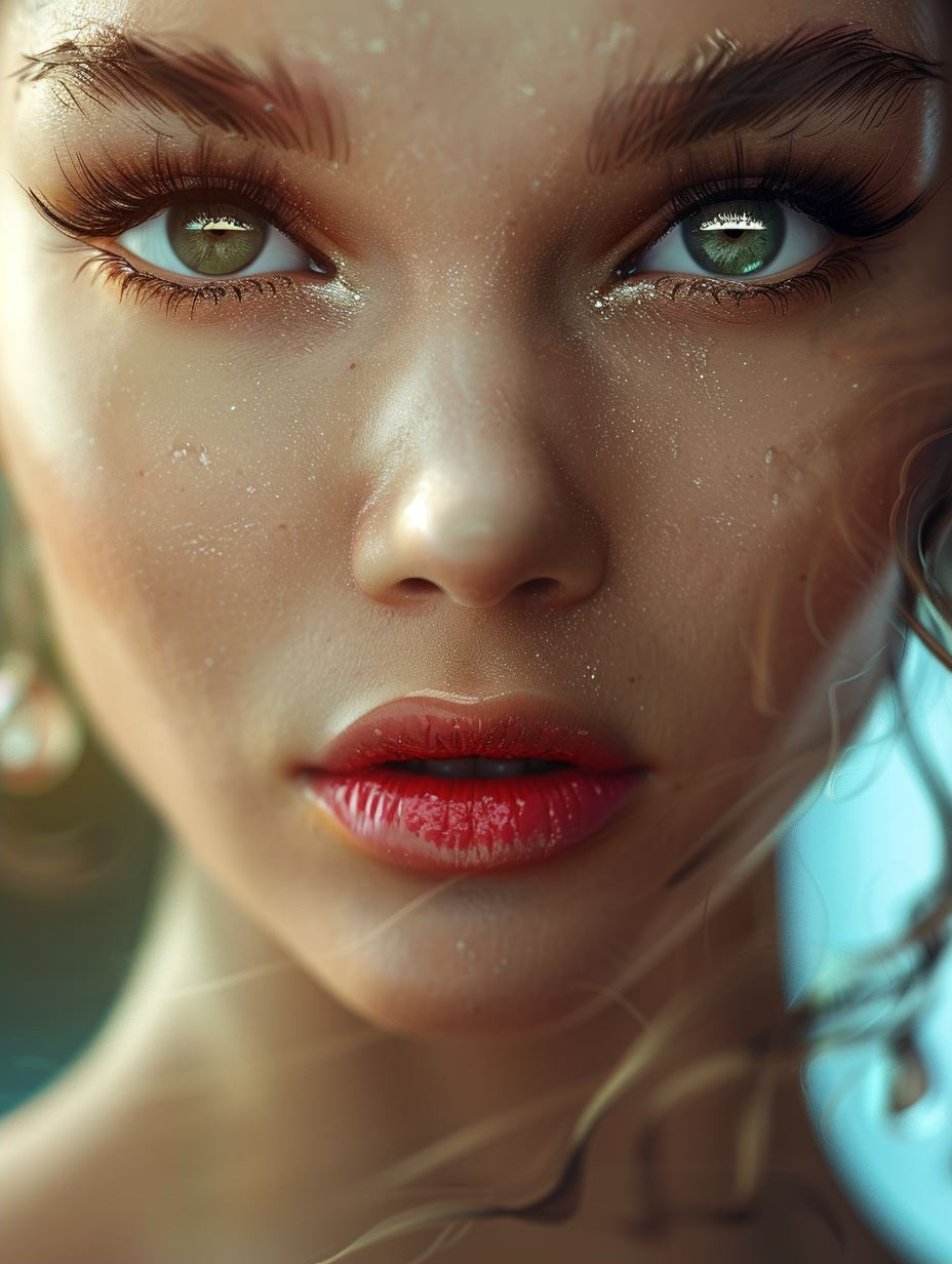 Ethereal Dewy Skin Portrait - Image 2