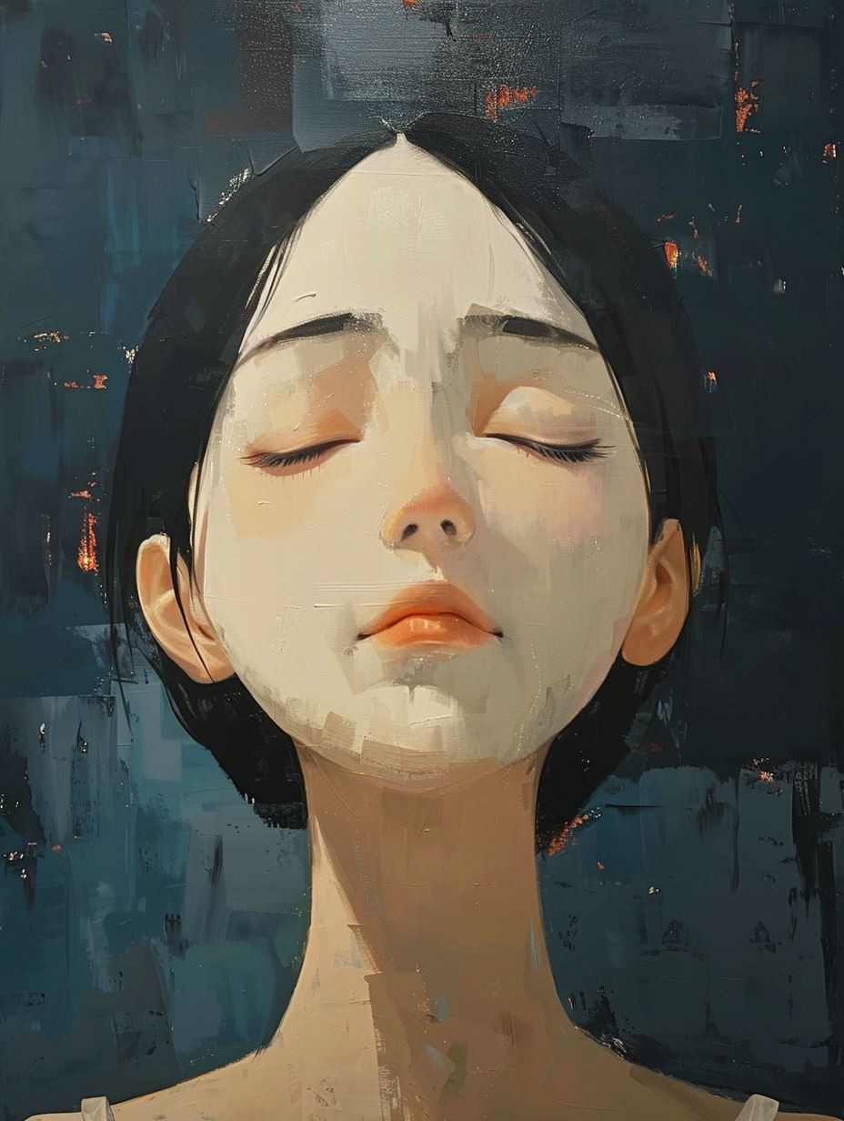 Ethereal Anime Portraits of a Mysterious Girl - Image 3