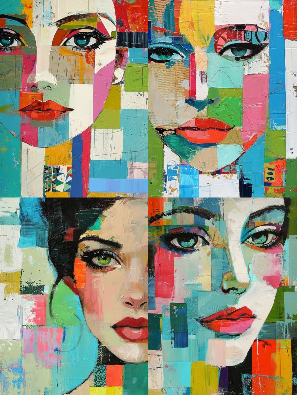 Prismatic Portraits of Modern Femininity