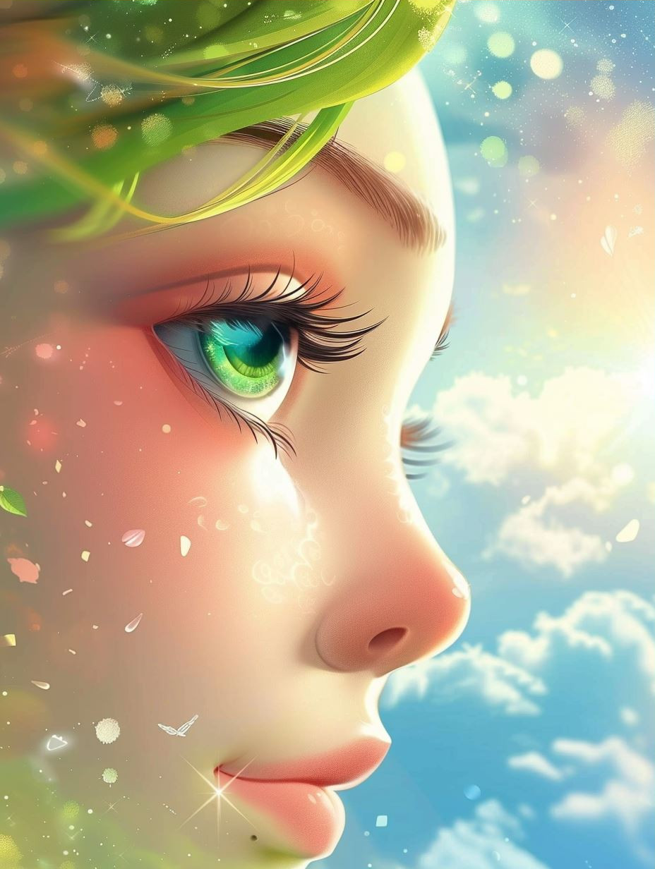 Floral Dreamscapes: Ethereal Portraits - Image 3