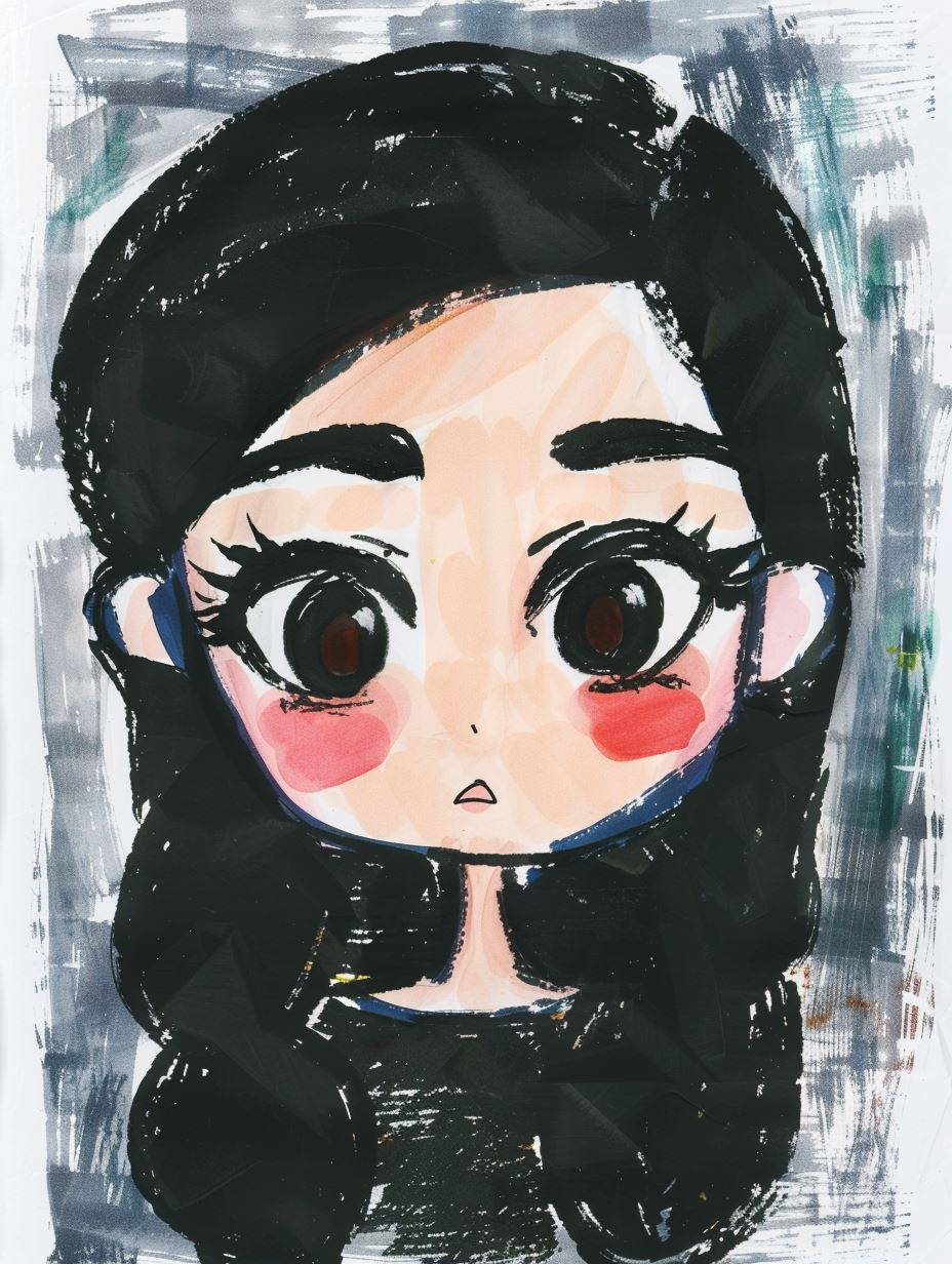 Expressive Stylized Female Portraits - Image 1