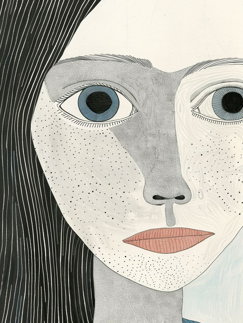 Stippled Ethereal Gaze