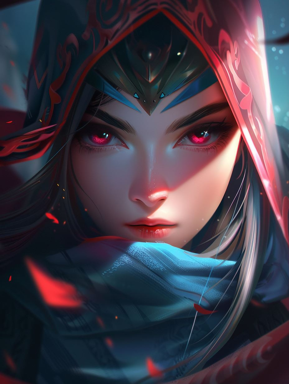 Crimson Gaze Mystic - Image 1