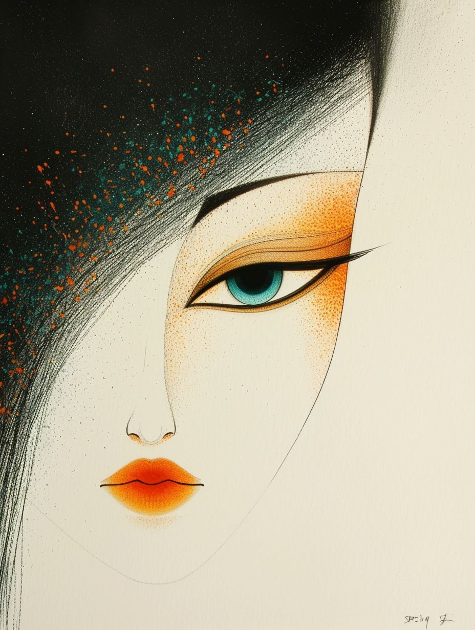Ethereal Gazes of Silent Grace - Image 1