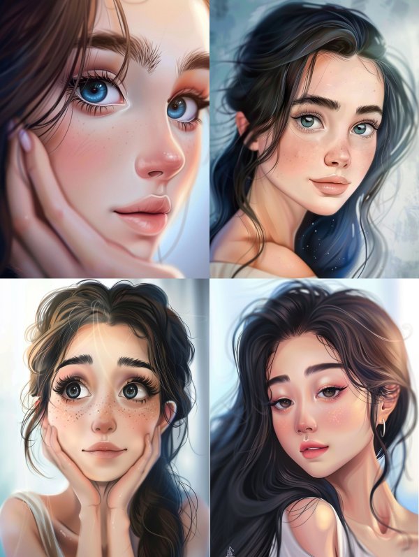 Ethereal Digital Portraits of Beautiful Women