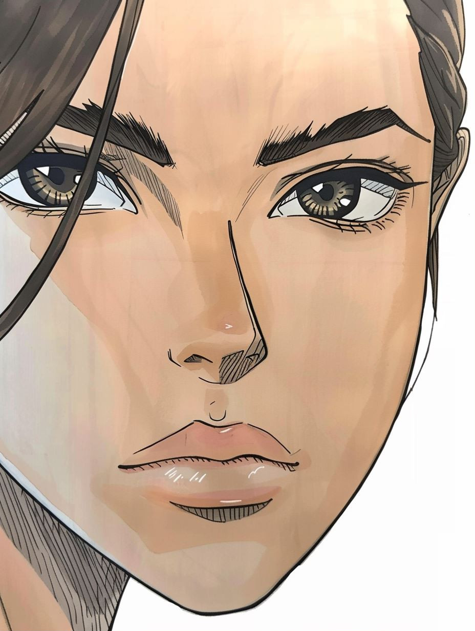 Modern Digital Manhwa Portrait - Image 1