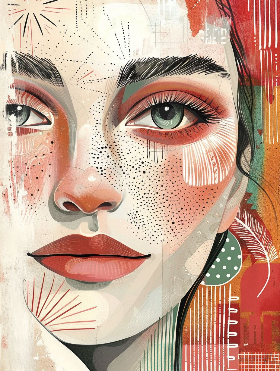 Abstract Ethereal Feminine Portraits - Image 3