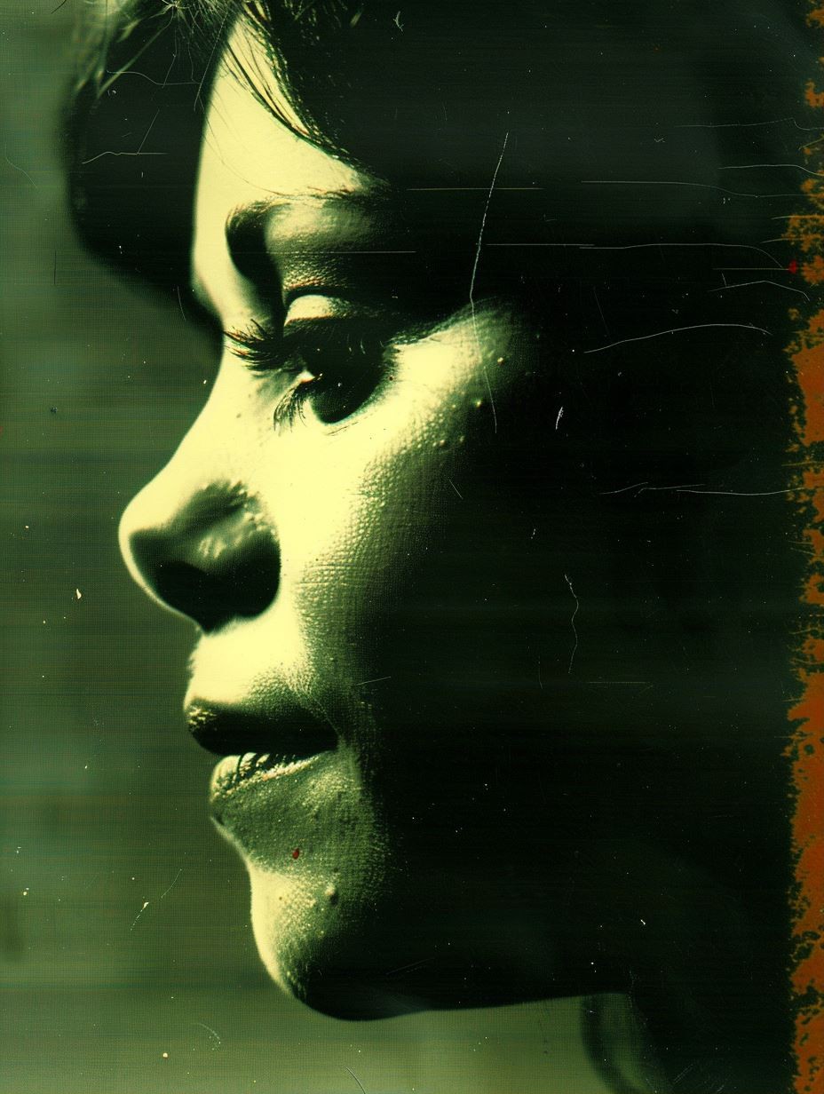 Emerald Shadows Cinematic Portrait - Image 1