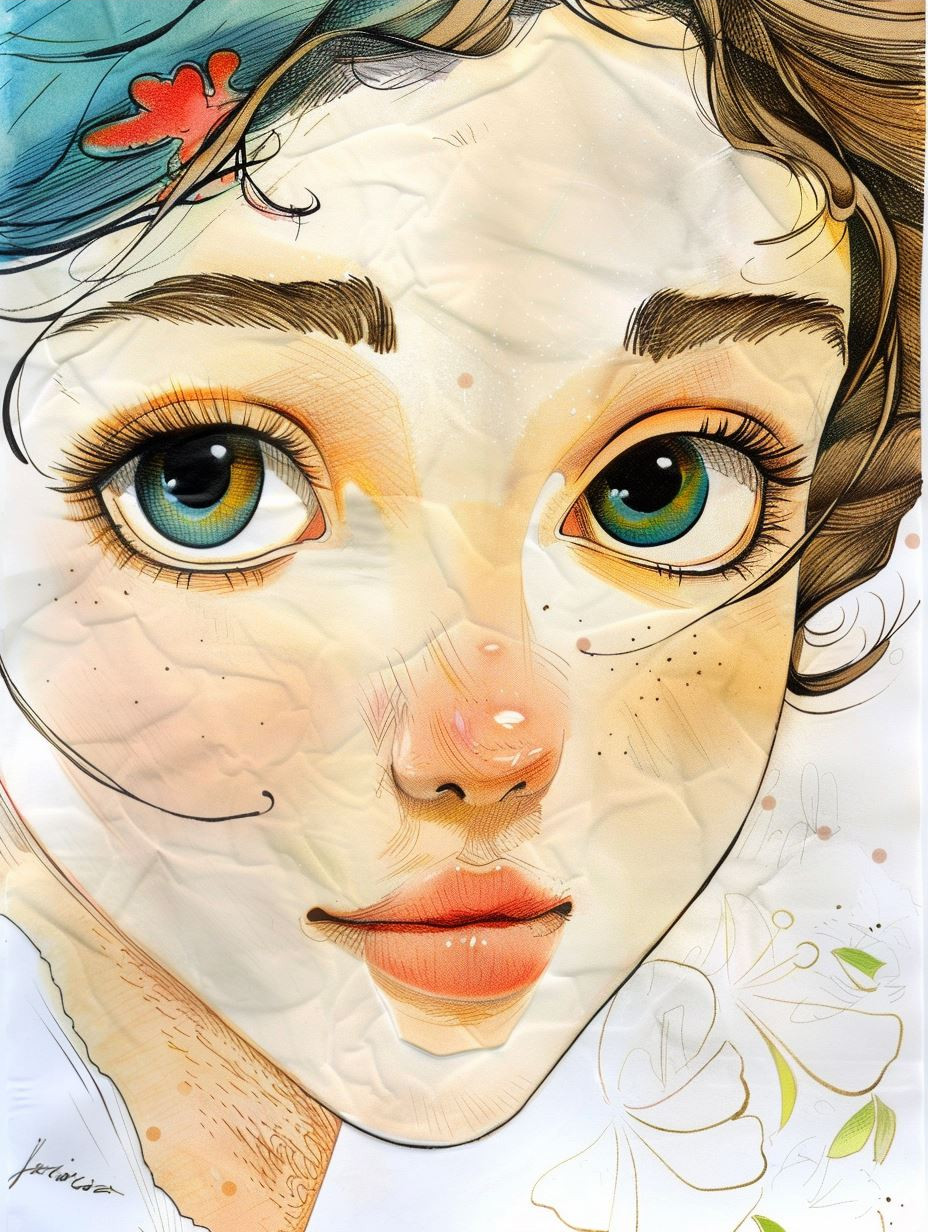 Ethereal Gazes: A Study of Digital Portraits - Image 3