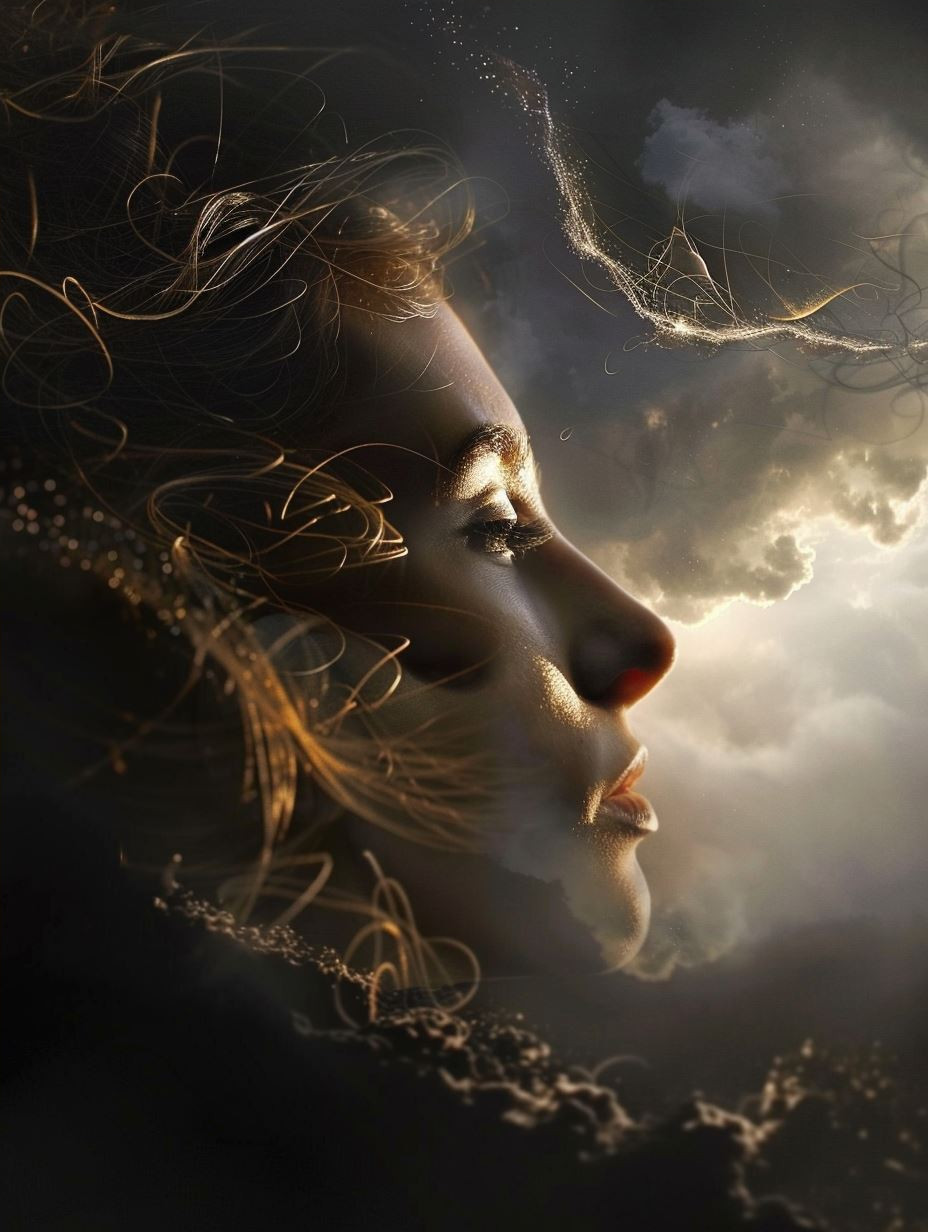 Ethereal Faces in Cosmic Dust - Image 4