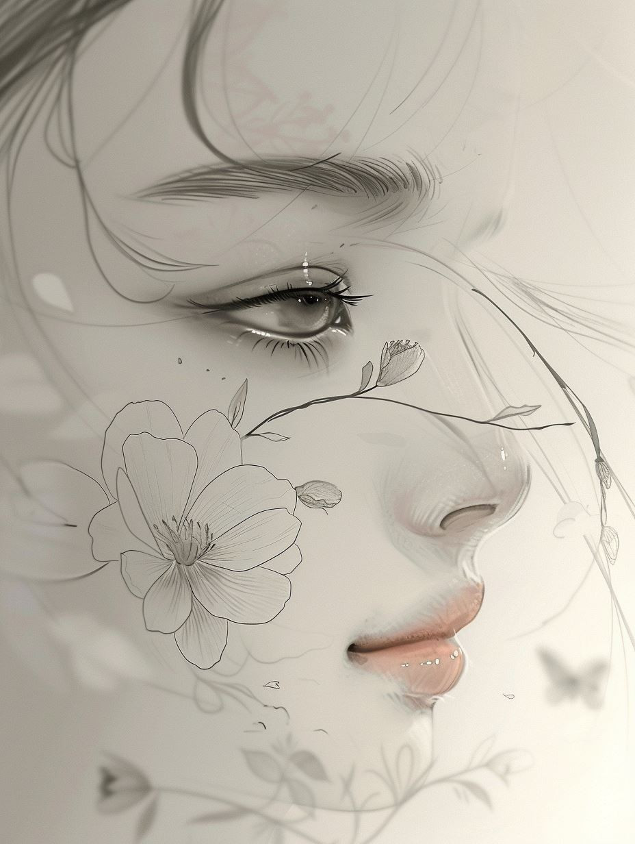 Ethereal Whispers in Graphite - Image 4