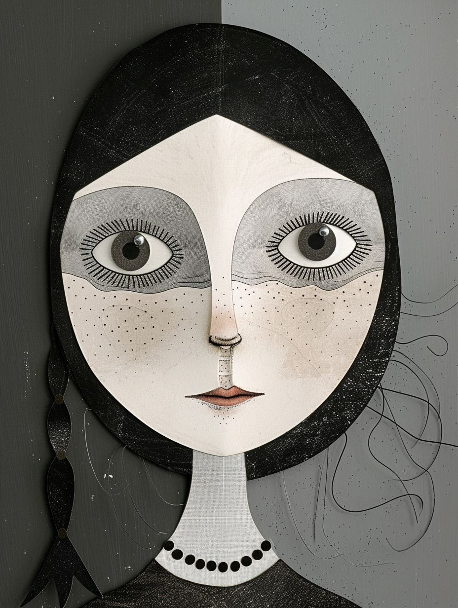 Melancholy Gazes in Monochrome - Image 1