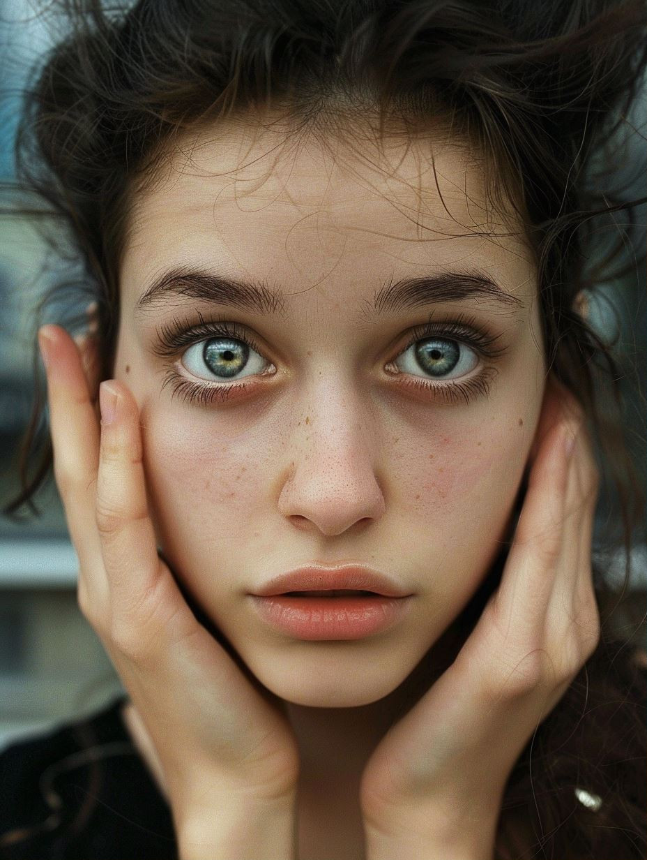 Ethereal Gaze Portrait Study - Image 1