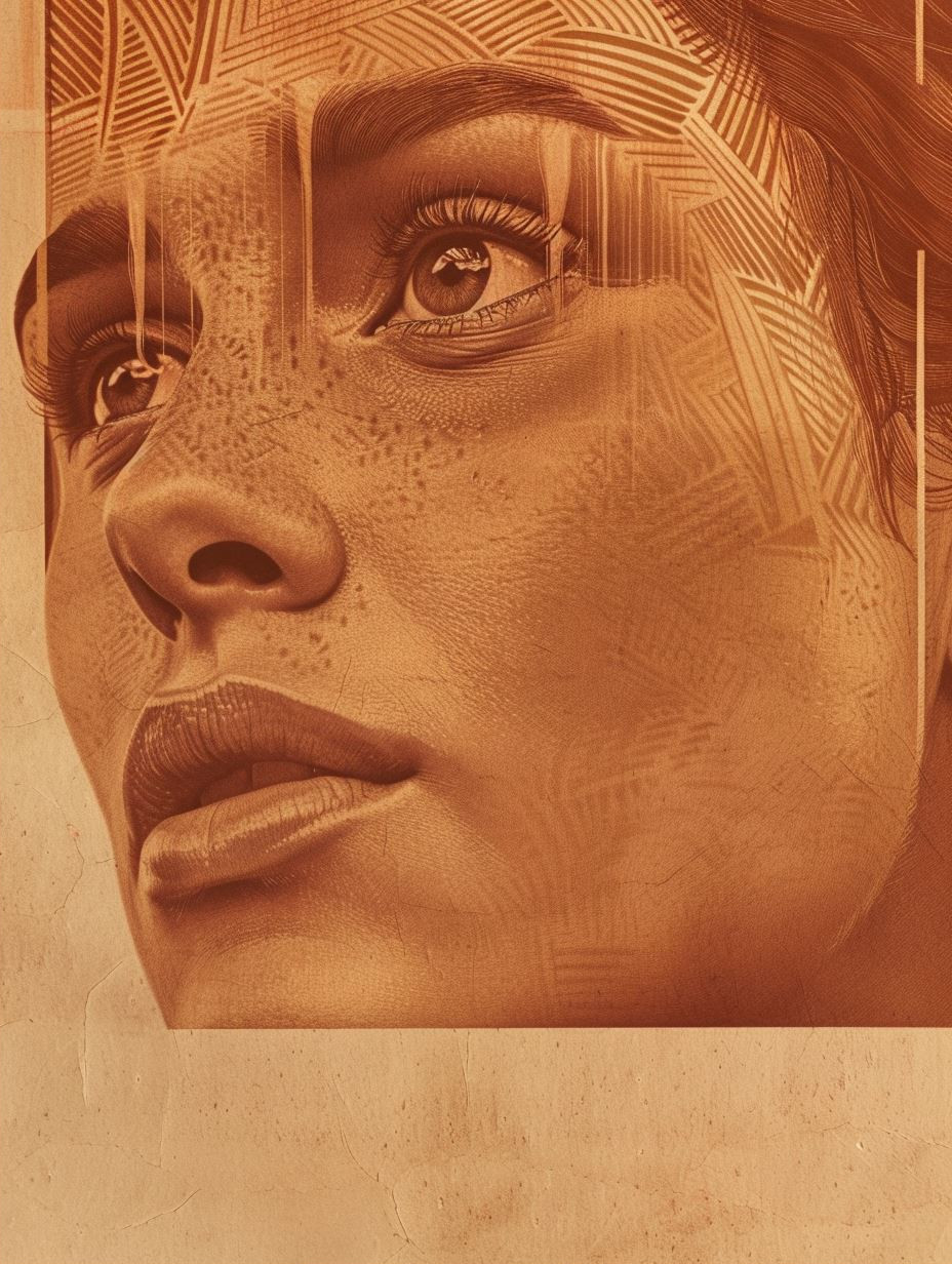Sun Drenched Terracotta Portrait - Image 2