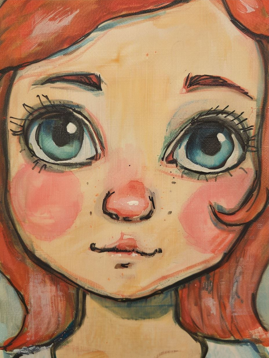 Whimsical Hand-Drawn Character Studies - Image 3