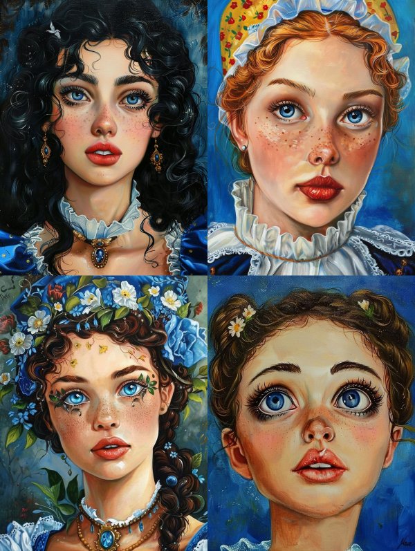 Ethereal Visions of Feminine Beauty