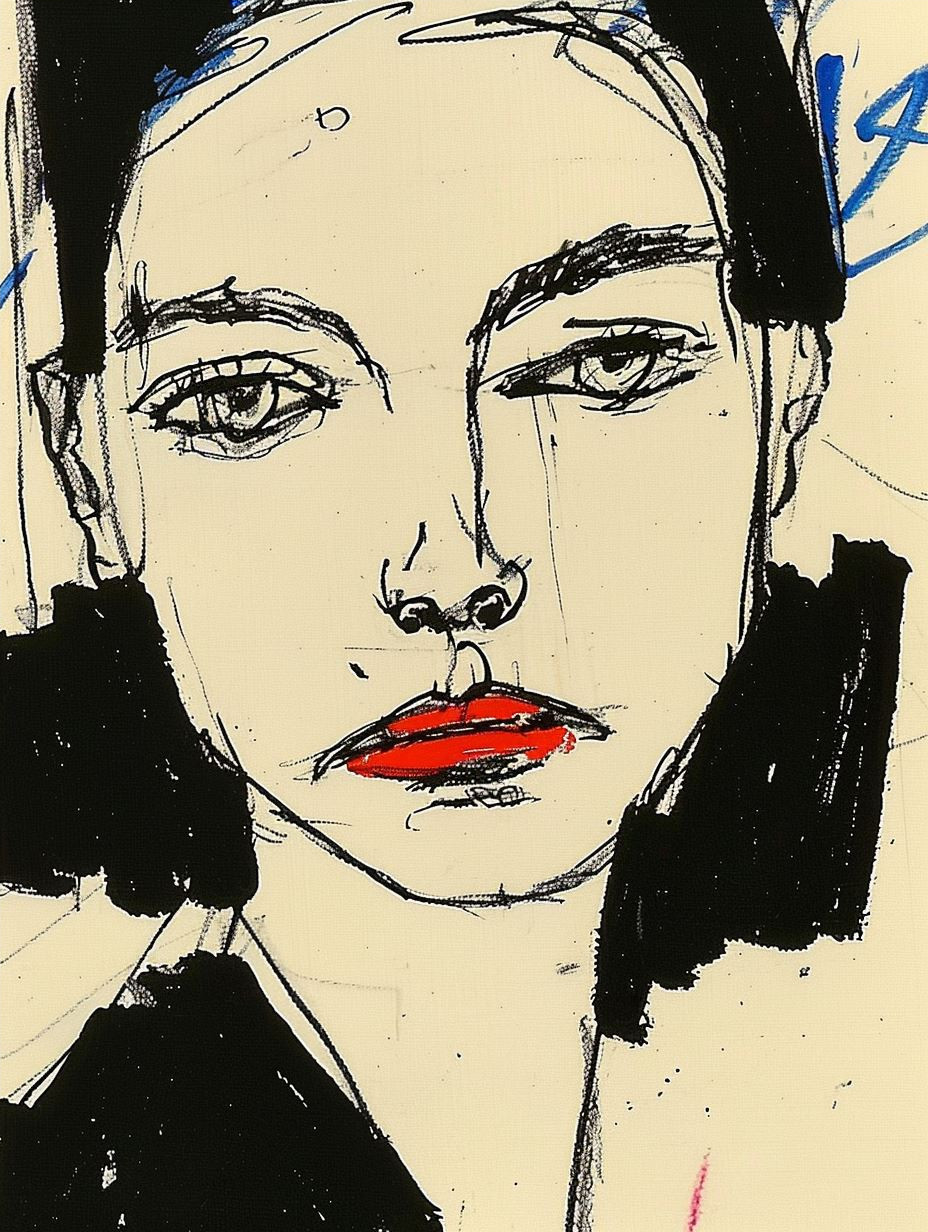 Expressive Ink Portrait Sketches - Image 4