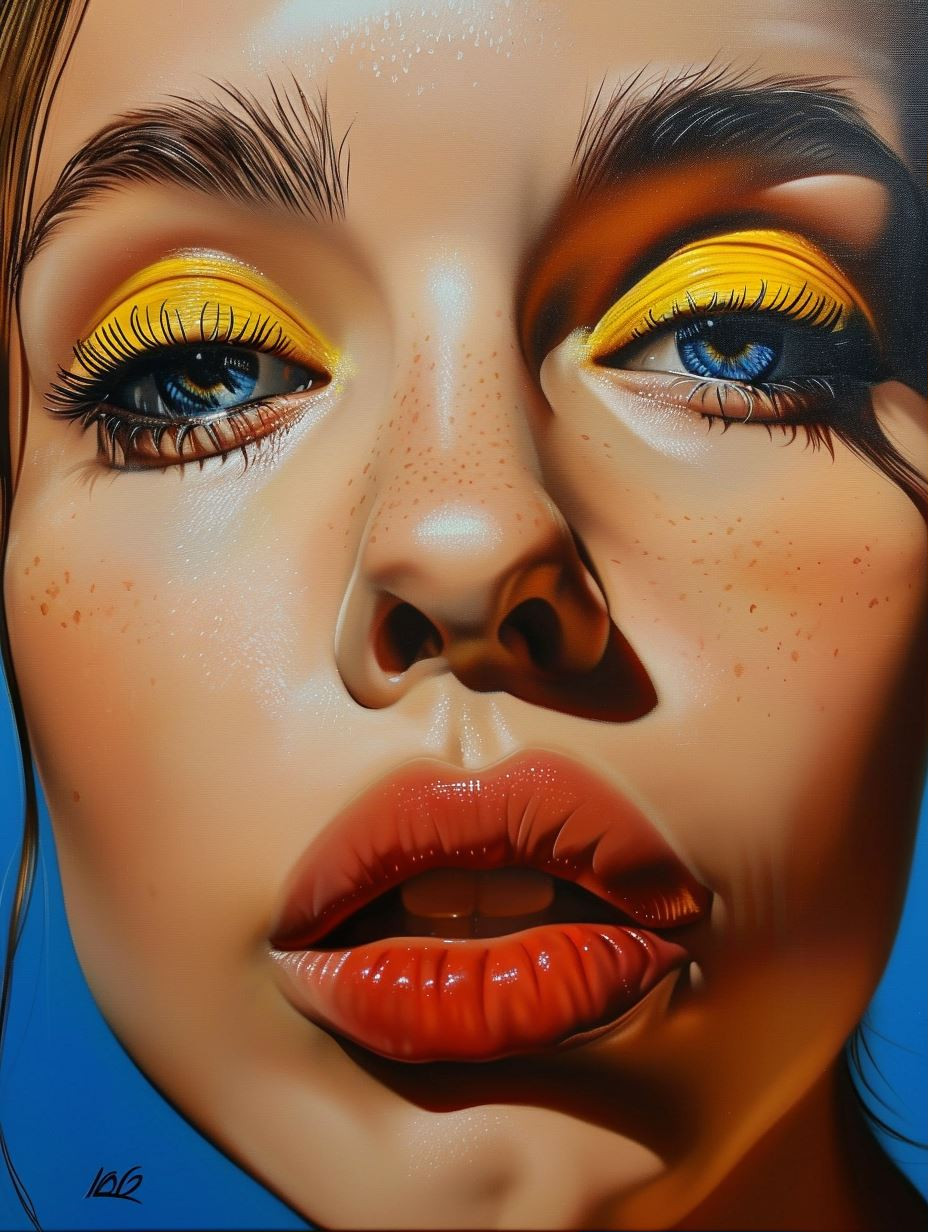 Vibrant Fusion of Color and Beauty - Image 1