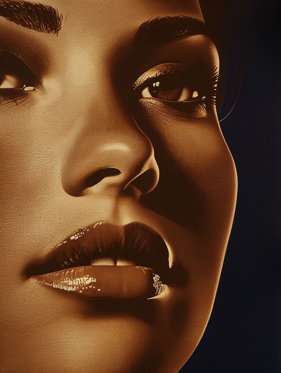 Golden Halftone Radiance - Image 3