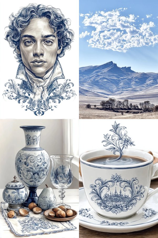 Timeless Elegance in Cobalt Blue