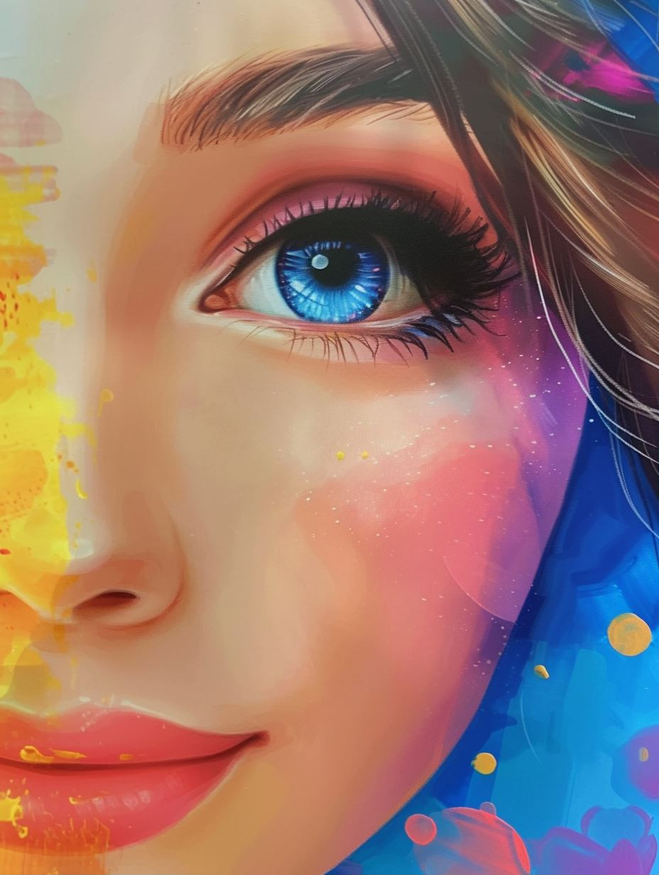 Vibrant Ethereal Floral Portraits - Image 1
