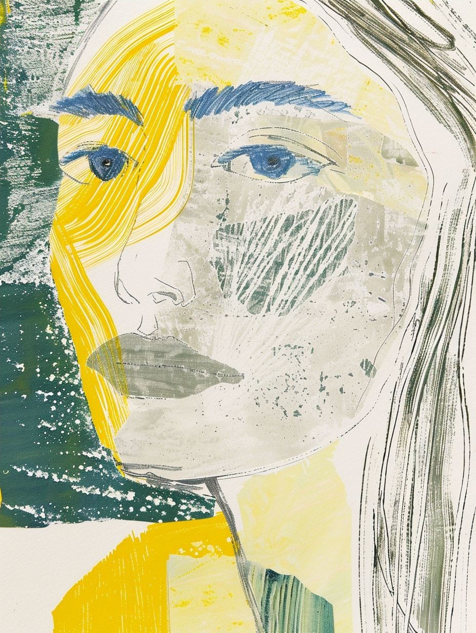 Abstract Mixed Media Portraiture - Image 4
