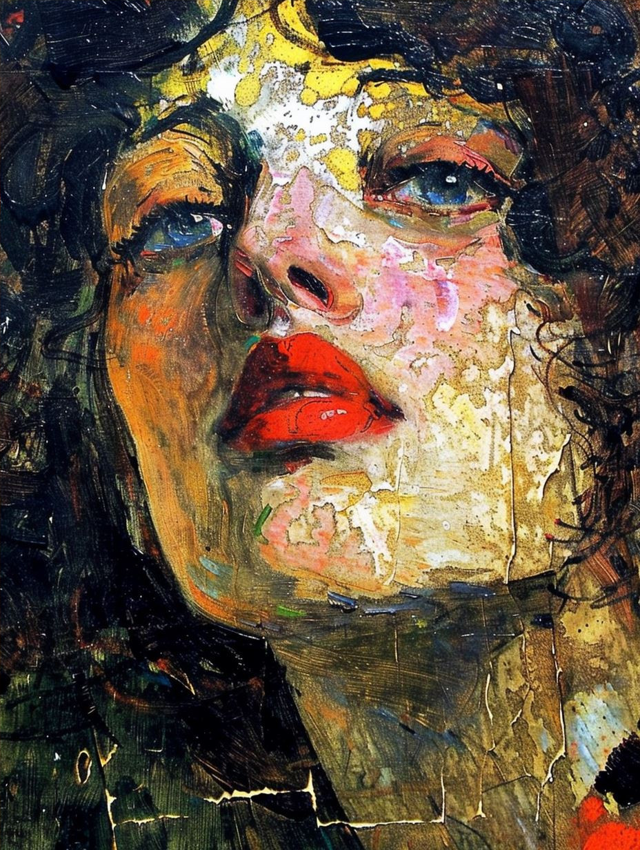 Expressive Impasto Portrait Studies - Image 4