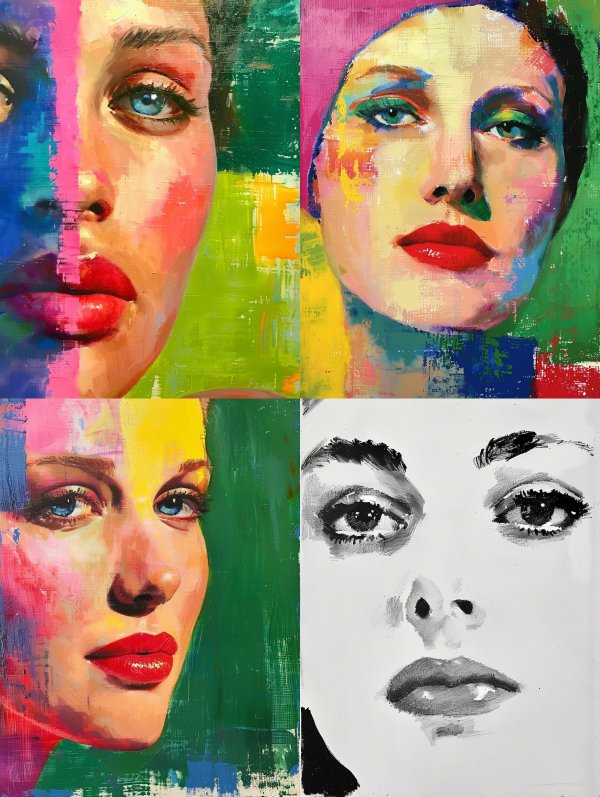 Prismatic Visions of a Woman