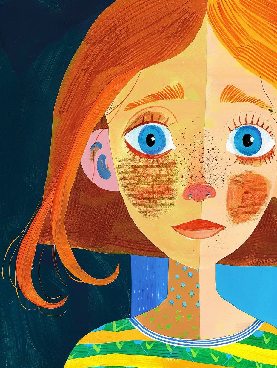 Fragmented Visions of Red Hair - Image 1