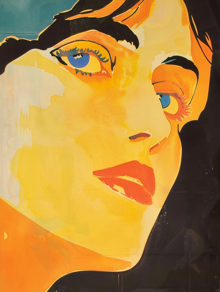 Vibrant Quad Portrait of Stylized Women - Image 4